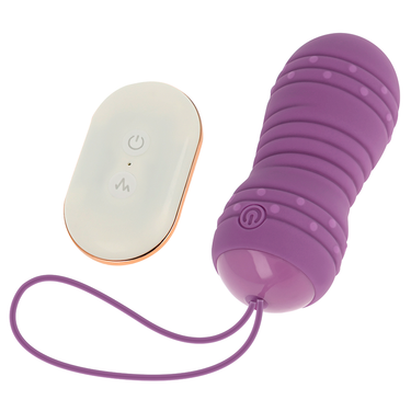 Uovo vibrante con telecomando e 7 modalità di rotazione, silicone ipoallergenico